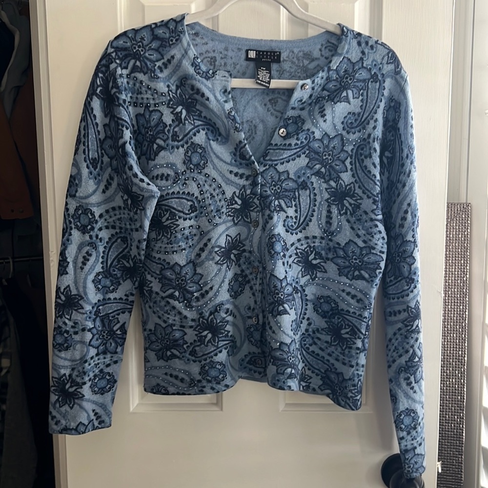Vintage floral cardigan